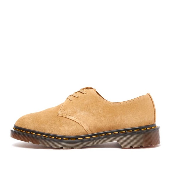 Dr. Martens Made in England Buck Suede Oxford Shoes Beige Size 12 Used - Picture 1 of 7